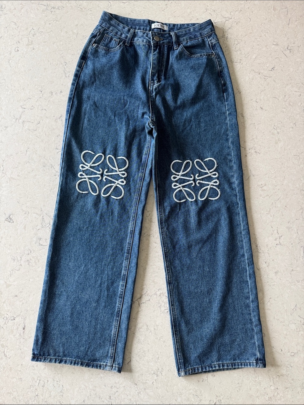 LOEWE Anagram Baggy Pants Denim - Women’s / LOEWE Size 3